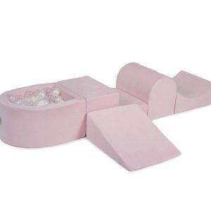 Habszivacs elemek mini labdamedencével – rózsaszín