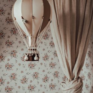 Hőlégballon – bézs színben, M méret