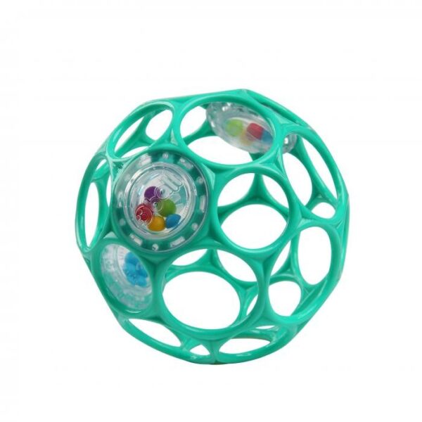OBALL Játék - rattle 10 cm sötét türkiz - 0hó+