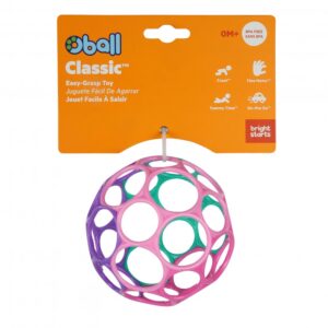 OBALL Játék – classic 10 cm rózsaszín-lila 0hó+