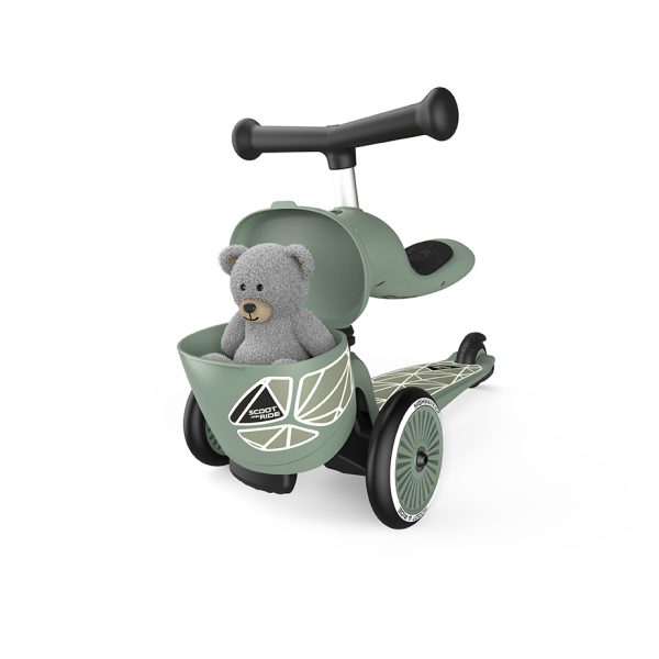 Scoot and Ride HighWayKick 1 motorroller - green lines - Image 4