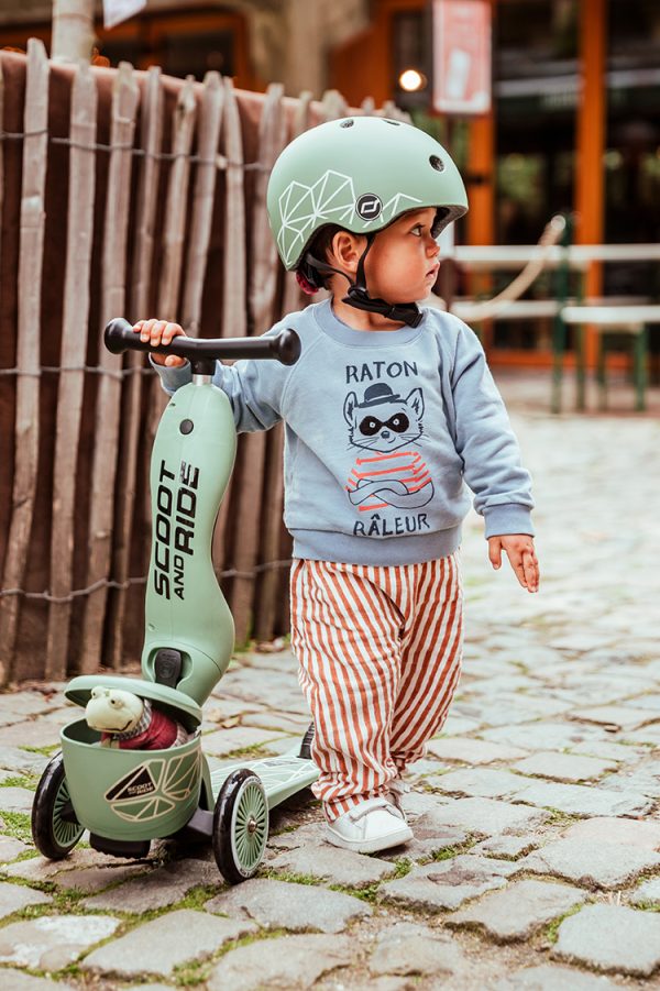 Scoot and Ride HighWayKick 1 motorroller - green lines - Image 16