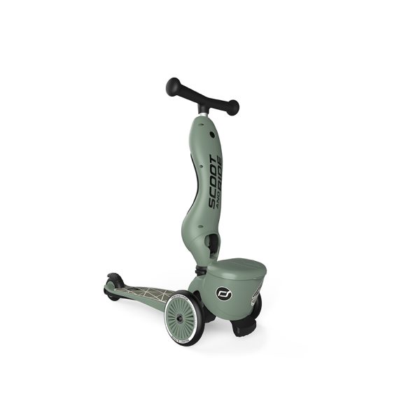 Scoot and Ride HighWayKick 1 motorroller - green lines - Image 5