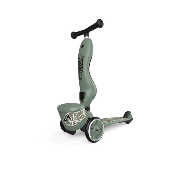 Scoot and Ride HighWayKick 1 motorroller - green lines - Image 6