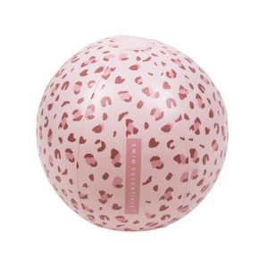Strandlabda – Ø 51 cm – Rózsaszín párduc mintával