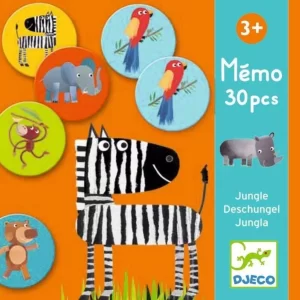 Djeco Dzsungel állatok memóriajáték – Memo jungle