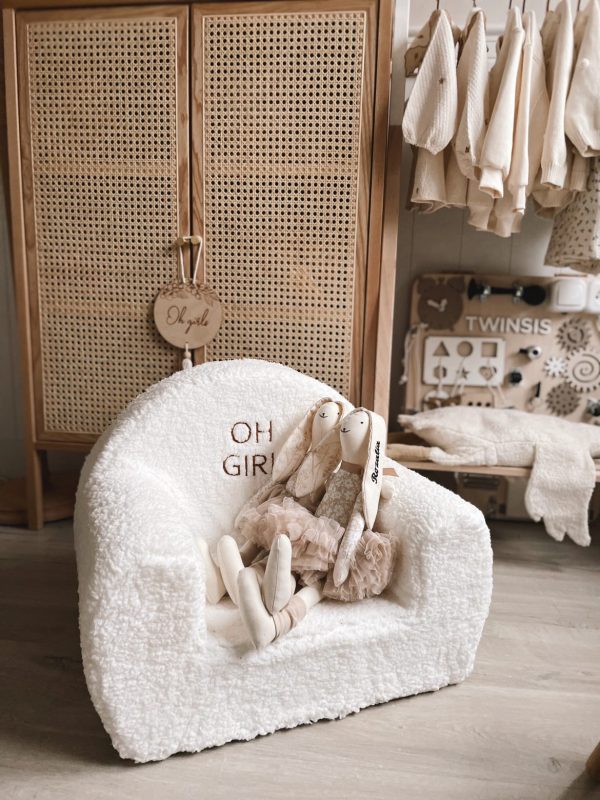 Gyerekfotel - teddy - fehér - Image 7