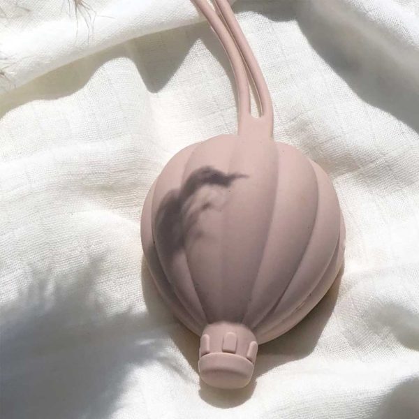 Petu Petu szilikon cumitartó hőlégballon-  rózsa - Image 2