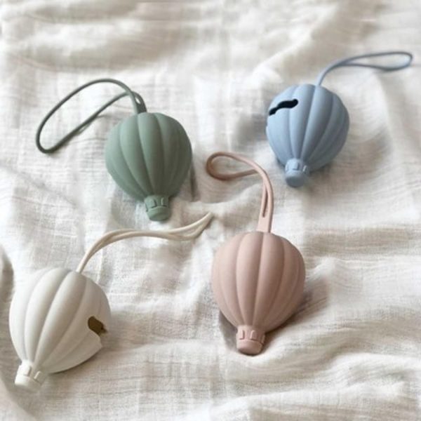 Petu Petu szilikon cumitartó hőlégballon- Zöld - Image 3