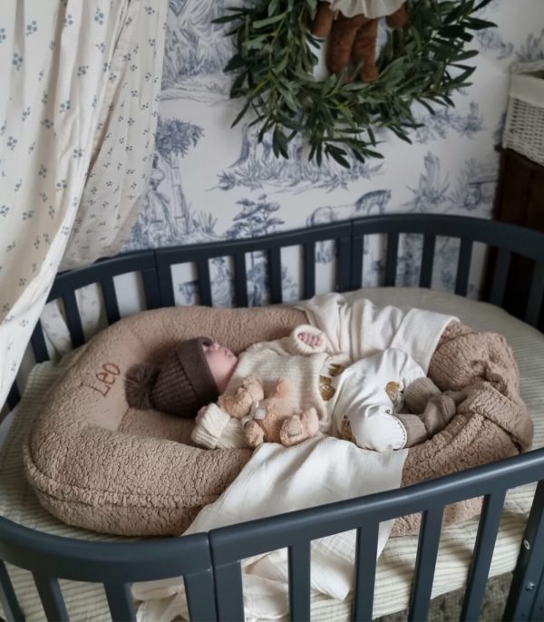 Teddy Babafészek egyedi névvel - Teddy barna - Image 2