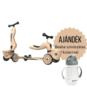 Scoot and Ride HighWayKick 1 motorroller- Leopárd – AJÁNDÉKKAL