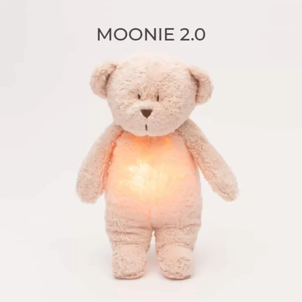 Moonie alvássegítő maci fénnyel és dallammal – rose - Image 3