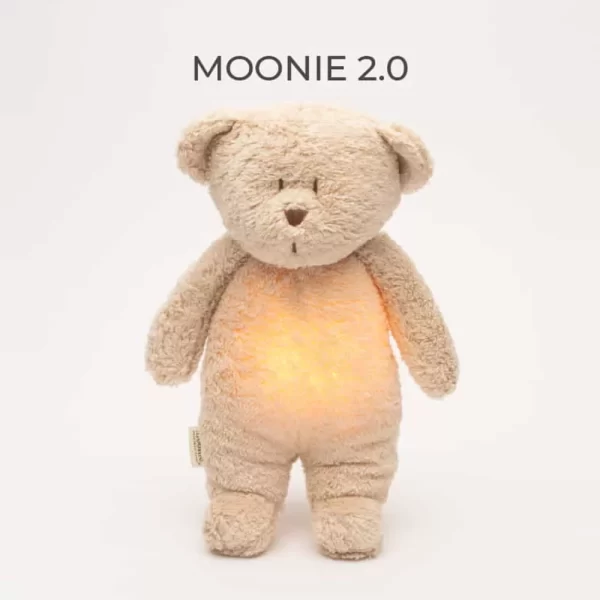 Moonie alvássegítő maci fénnyel és dallammal - homokszín - Image 2