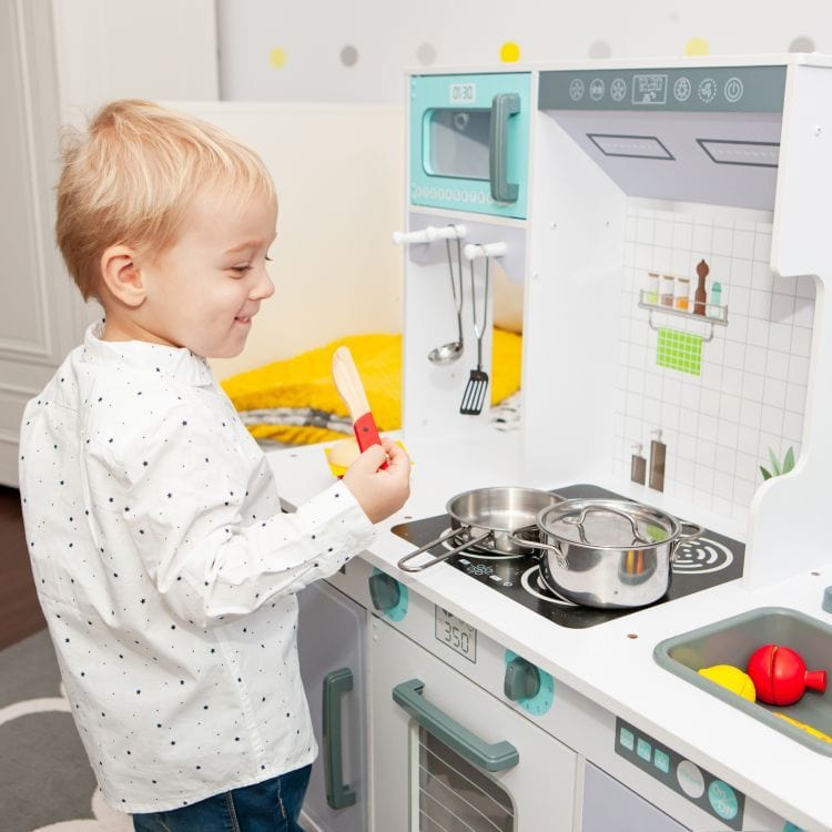 Nagy fa gyermekkonyha mosógéppel - Image 8