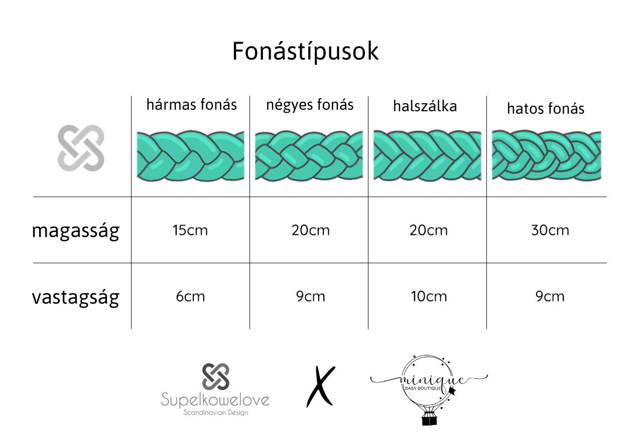 Teddy maci anyagú ágyrácsvédő - Választható színnel, fonással és hosszúsággal - Image 12